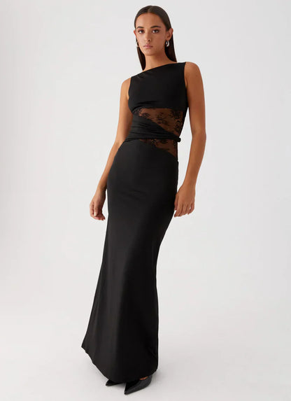 "Noire" Maxikleid