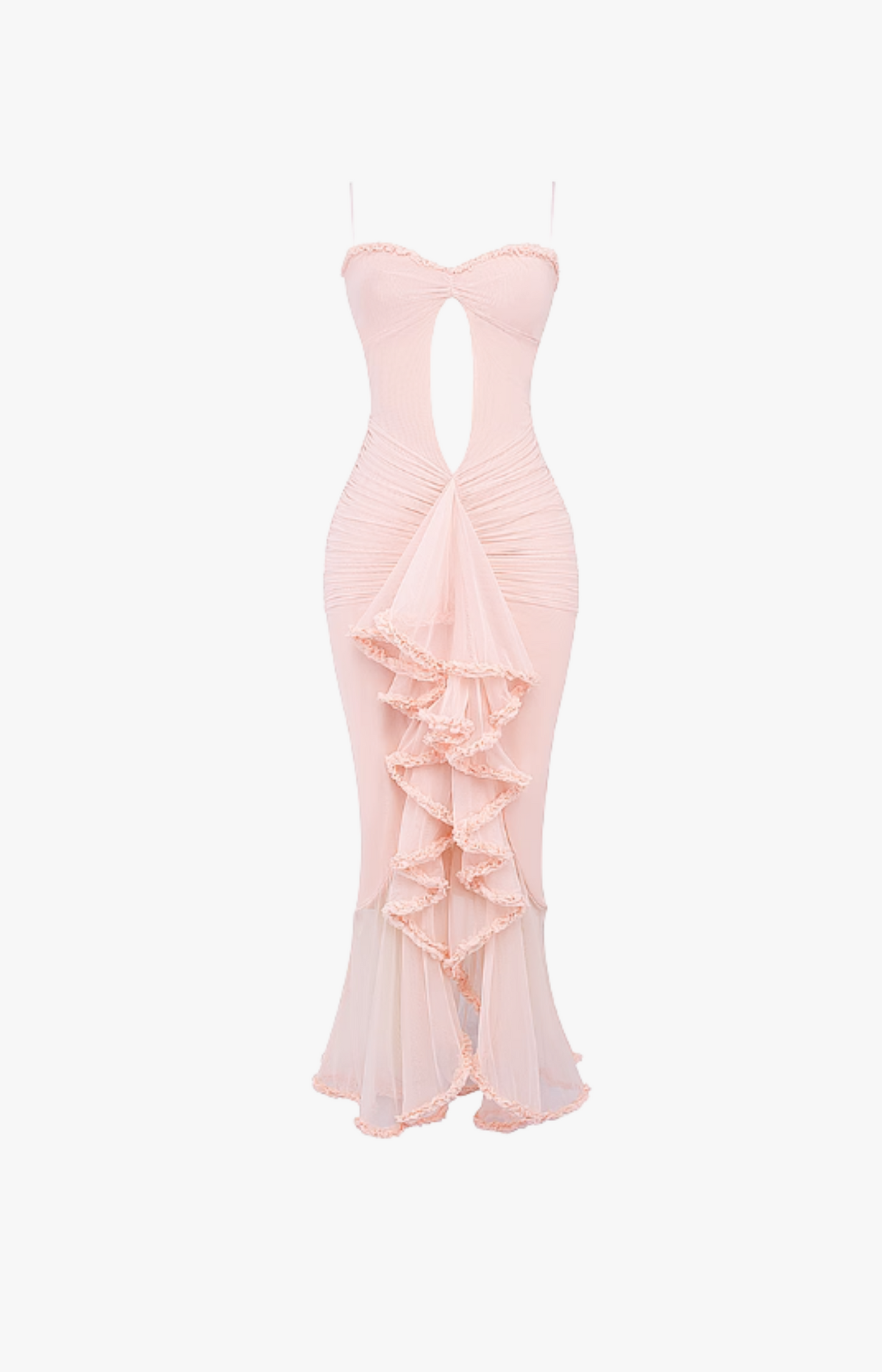 "Stacy" Maxikleid mit Volants