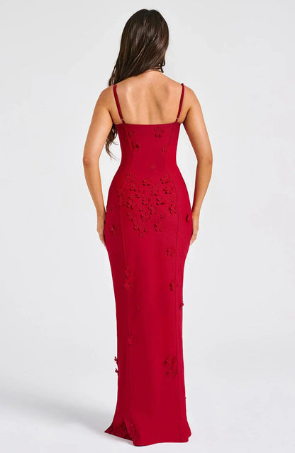 "Mariana" Maxikleid mit Blumen