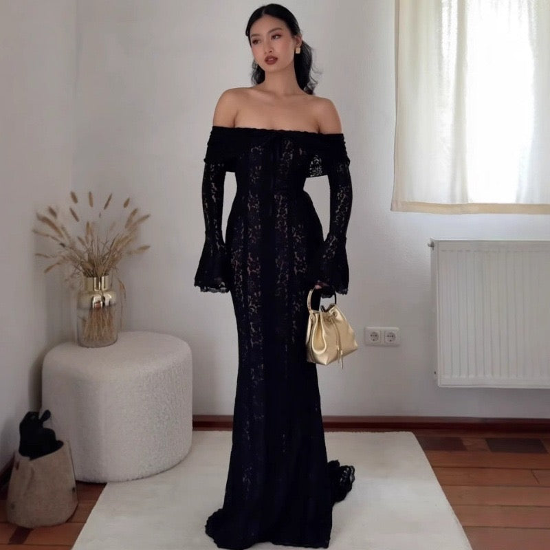 "Lacey" Maxikleid aus Spitze