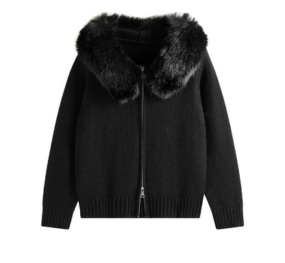 "Emilia" Fur Cardigan