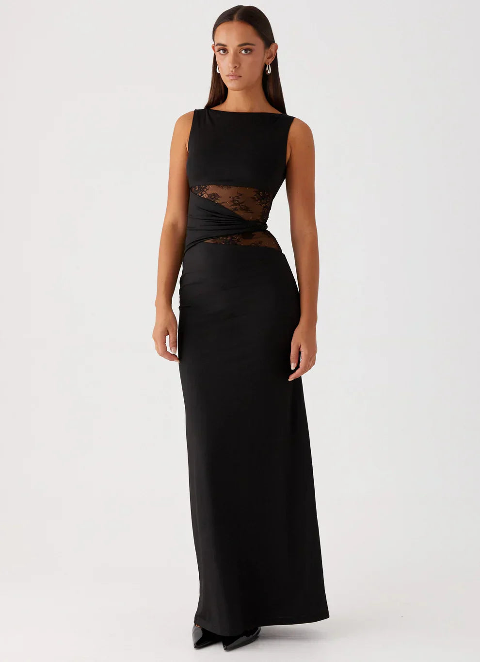 "Noire" Maxikleid