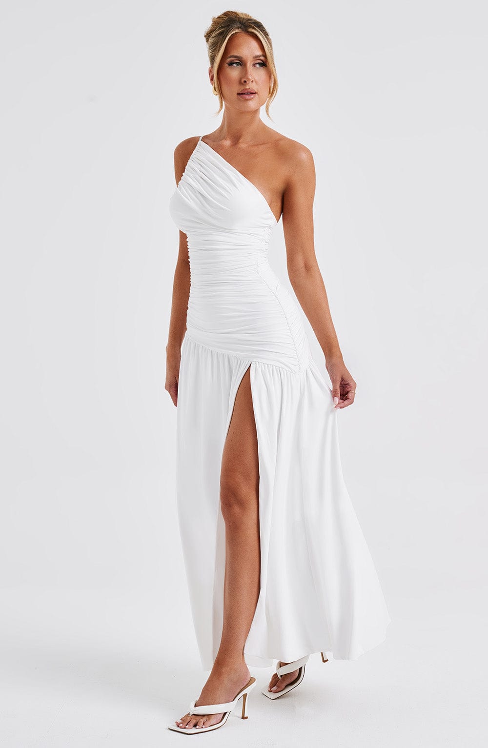 "Vanessa" One-Shoulder Maxikleid